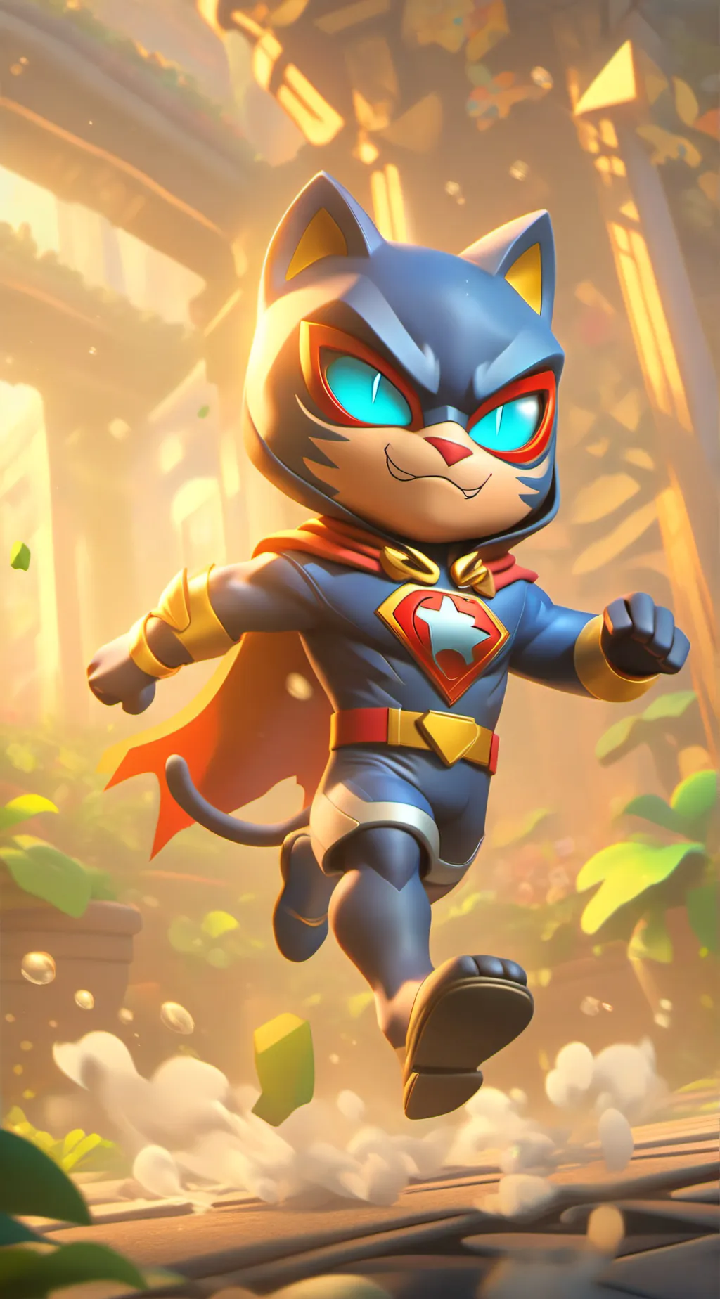 ai character: Super Cat background