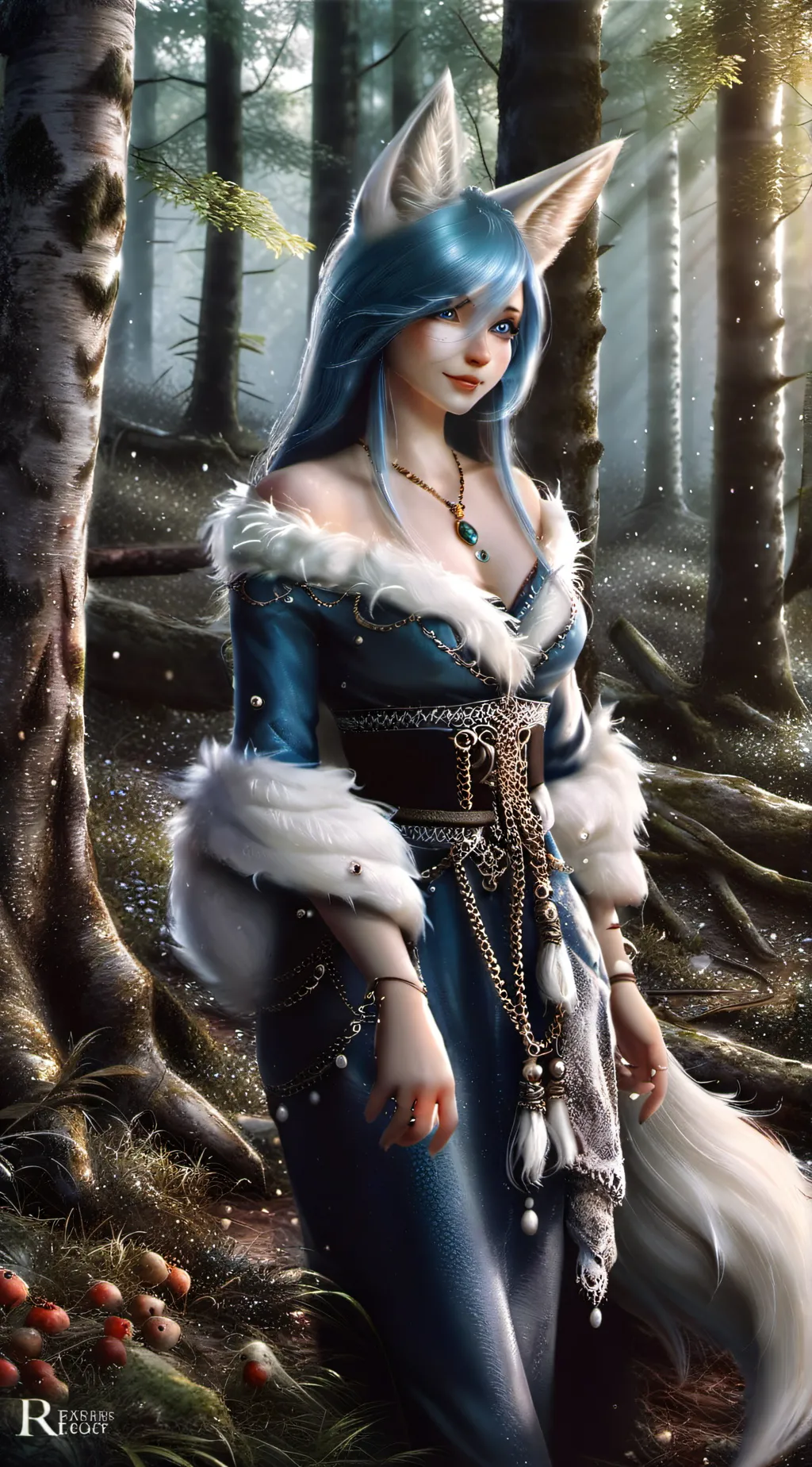 ai character: Frost background