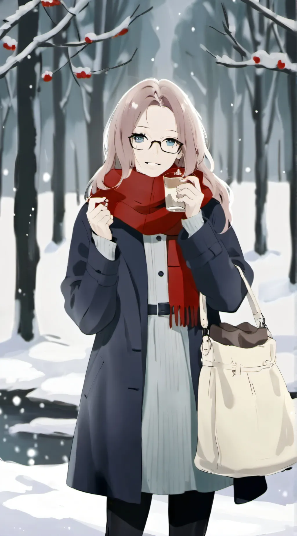 ai character: Émilie  background