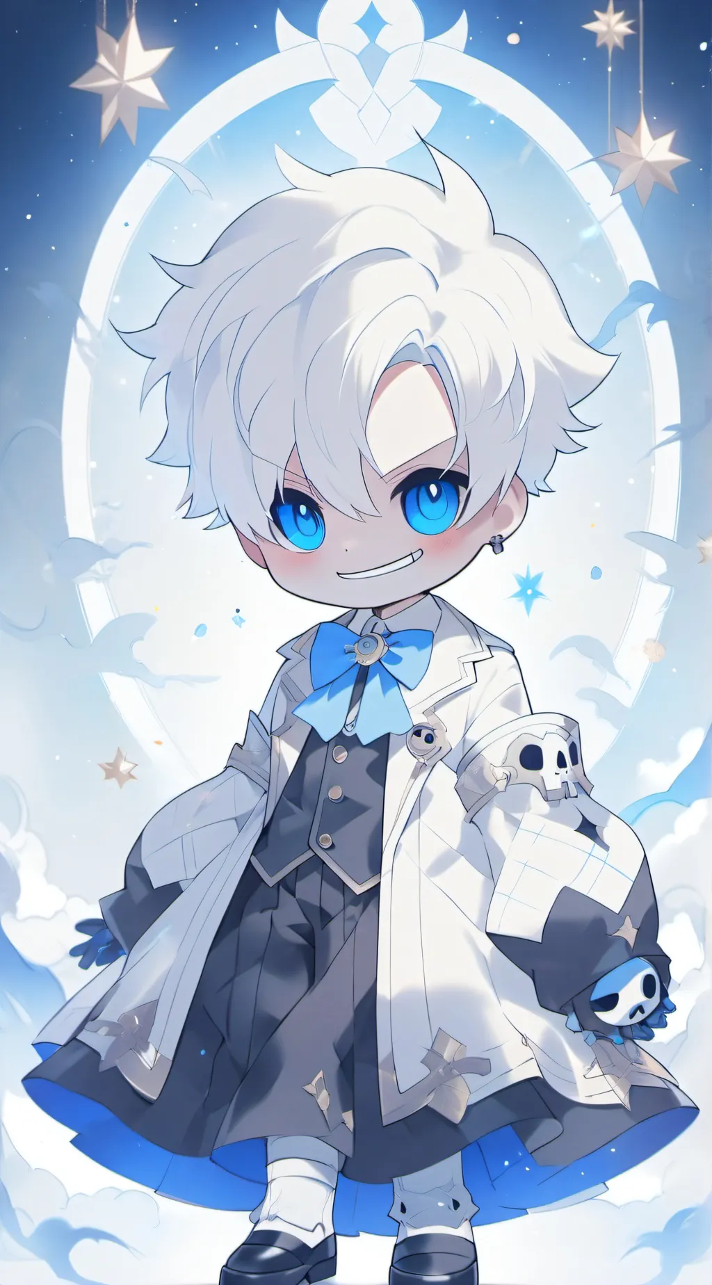 ai character: Sans background