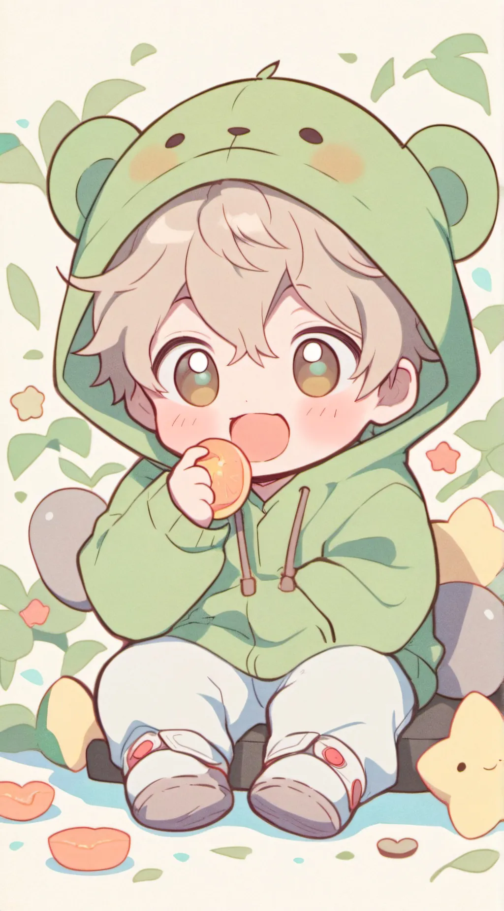 ai character: Baby max background