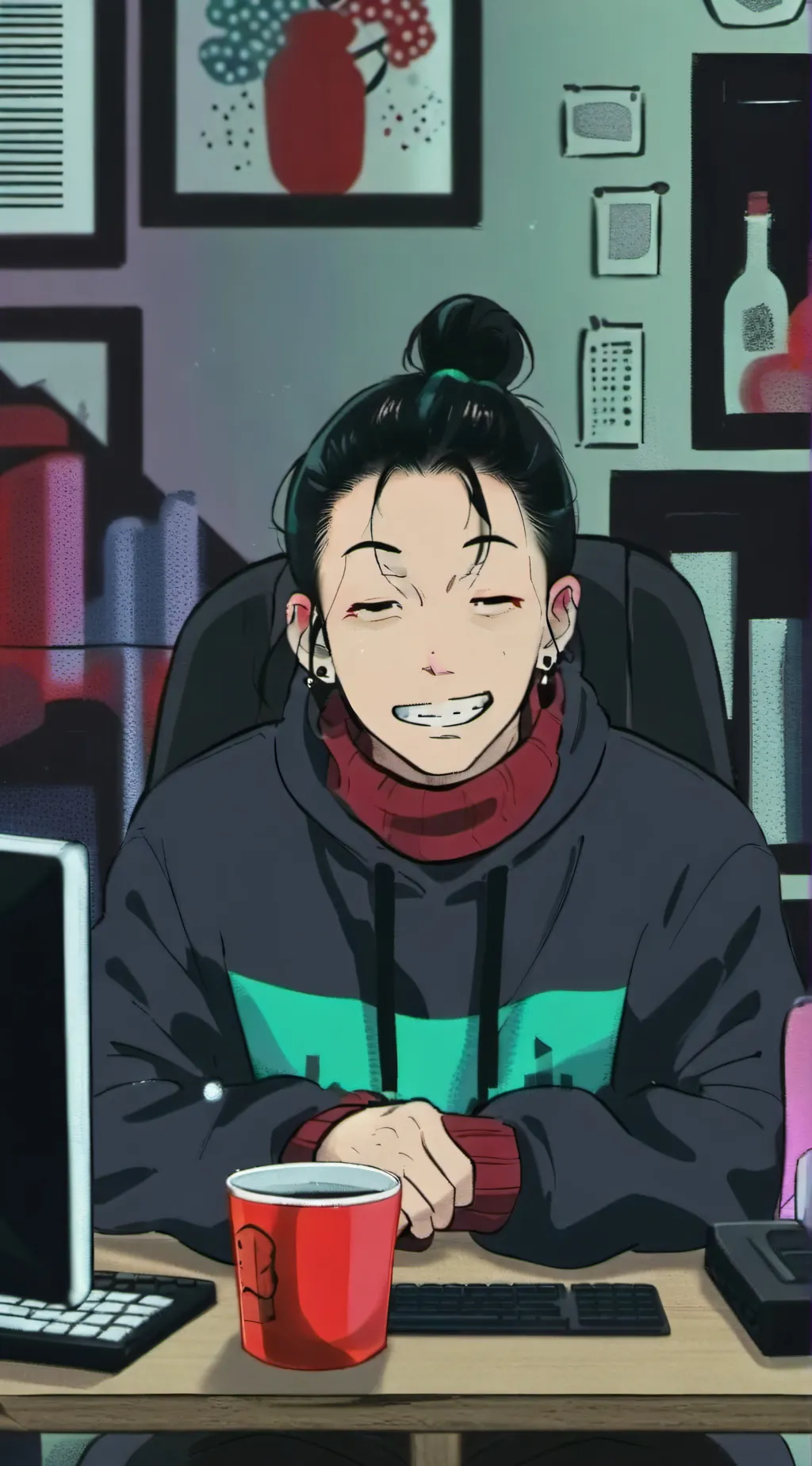 ai character: Geto Suguru  background