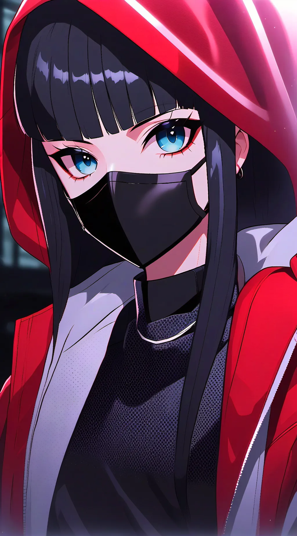 ai character: Luna background