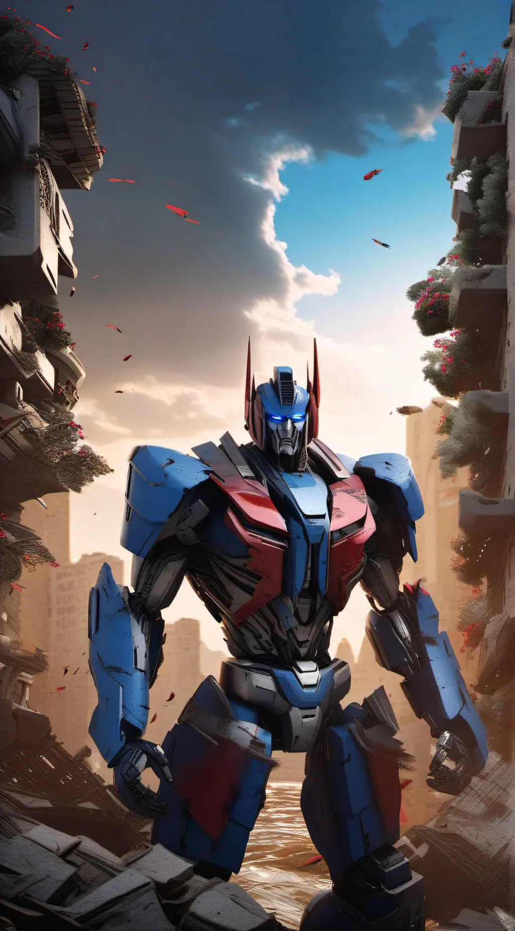 ai character: transformers au background