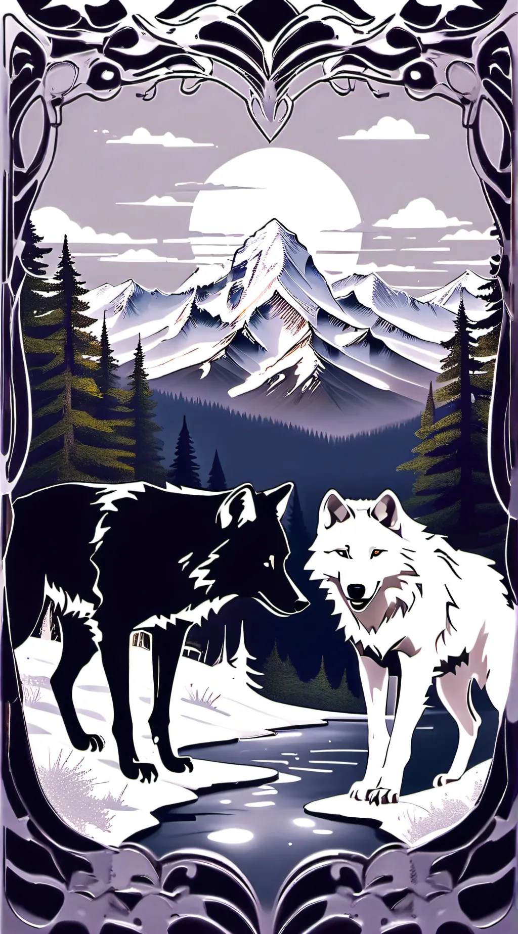 Talkie AI - Chat with Two wolves and you