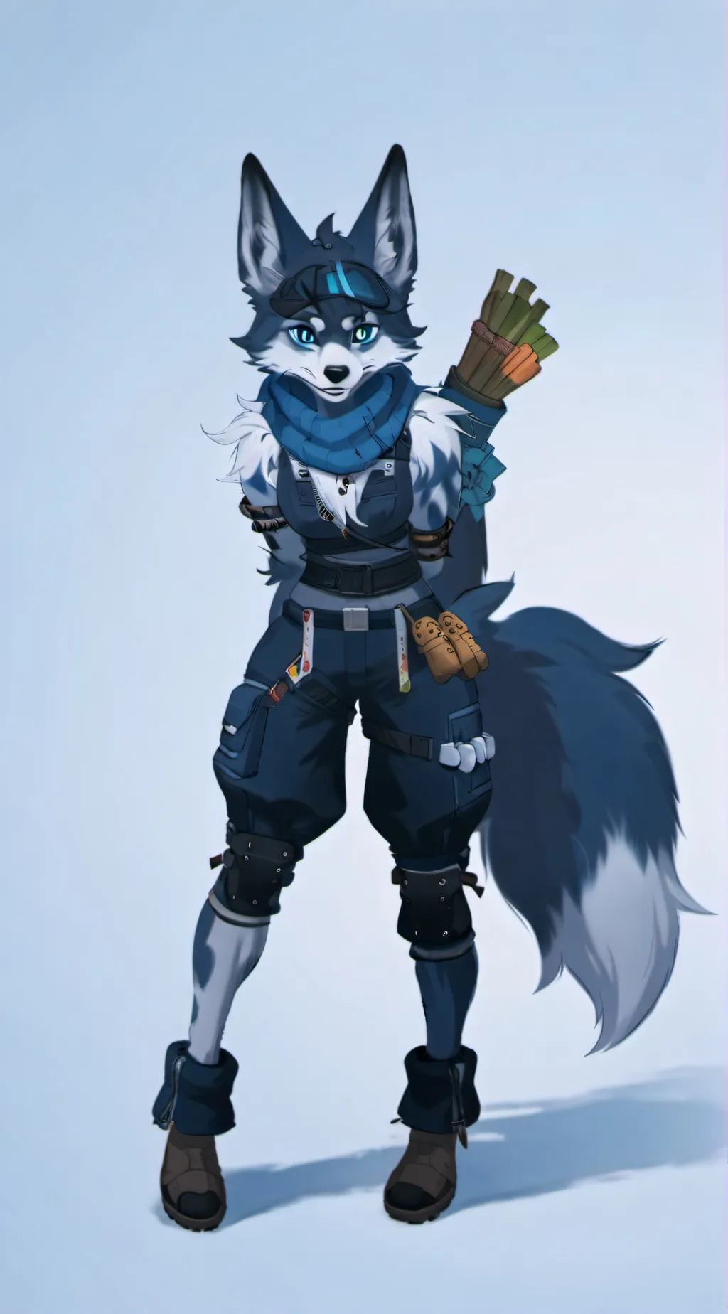 ai character: Flare background