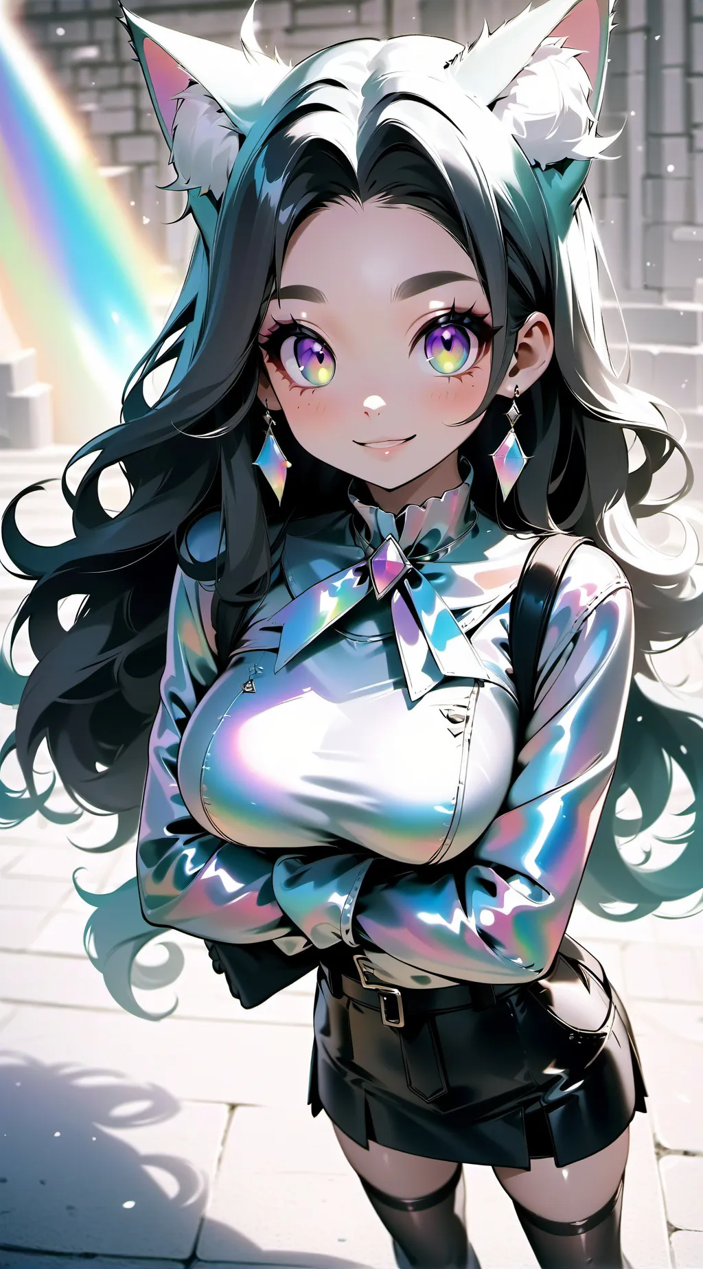 ai character: Neko-chan background