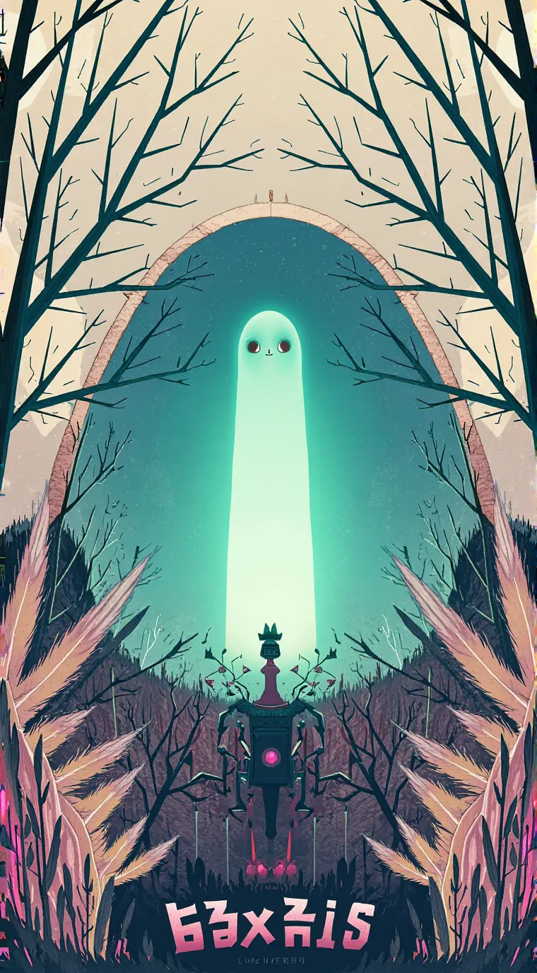ai character: ghost background