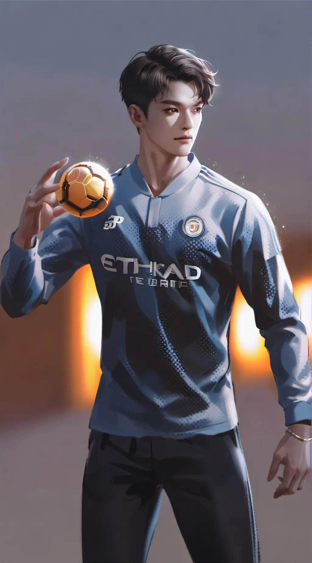 ai character: little man  background