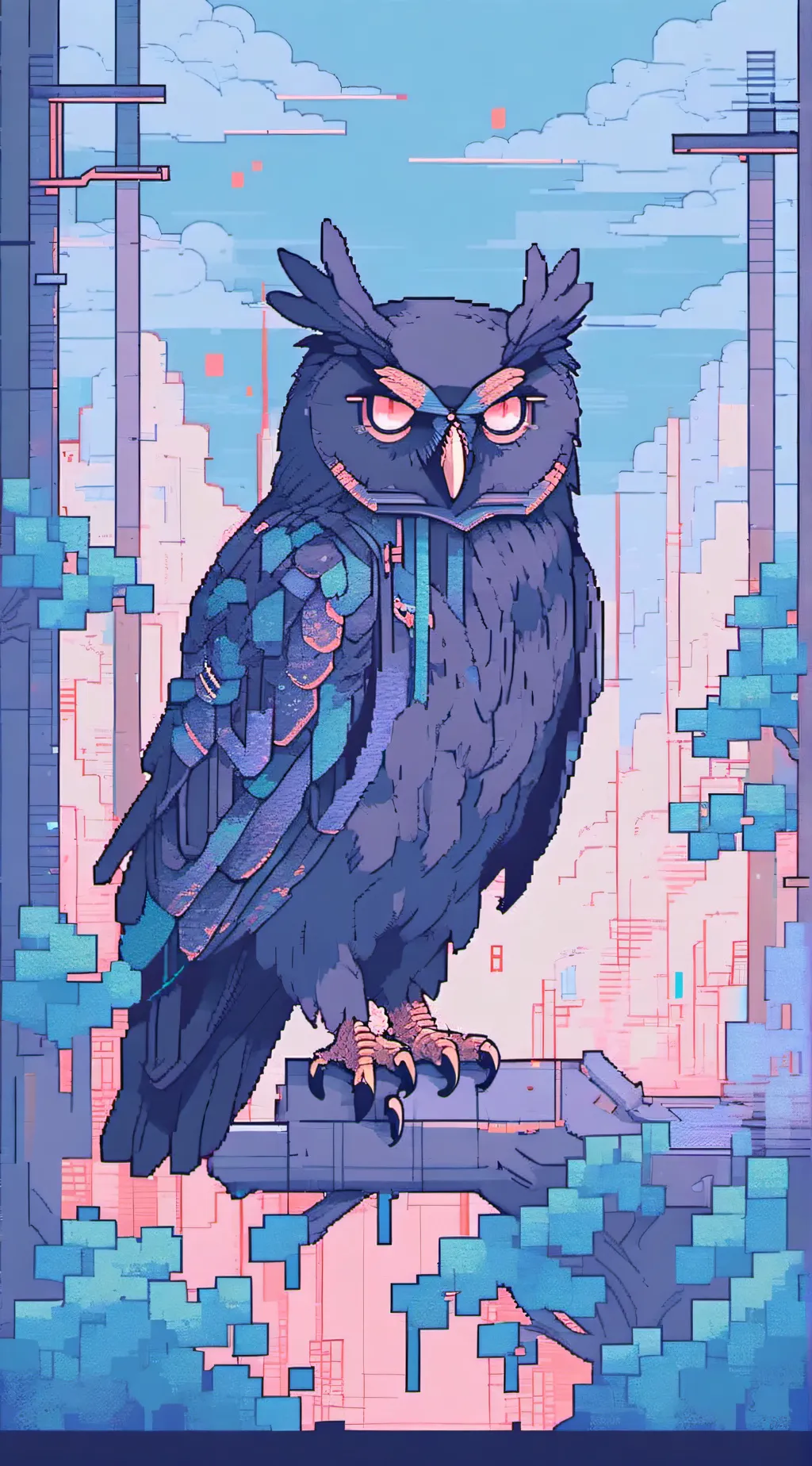 ai character: midnight  background