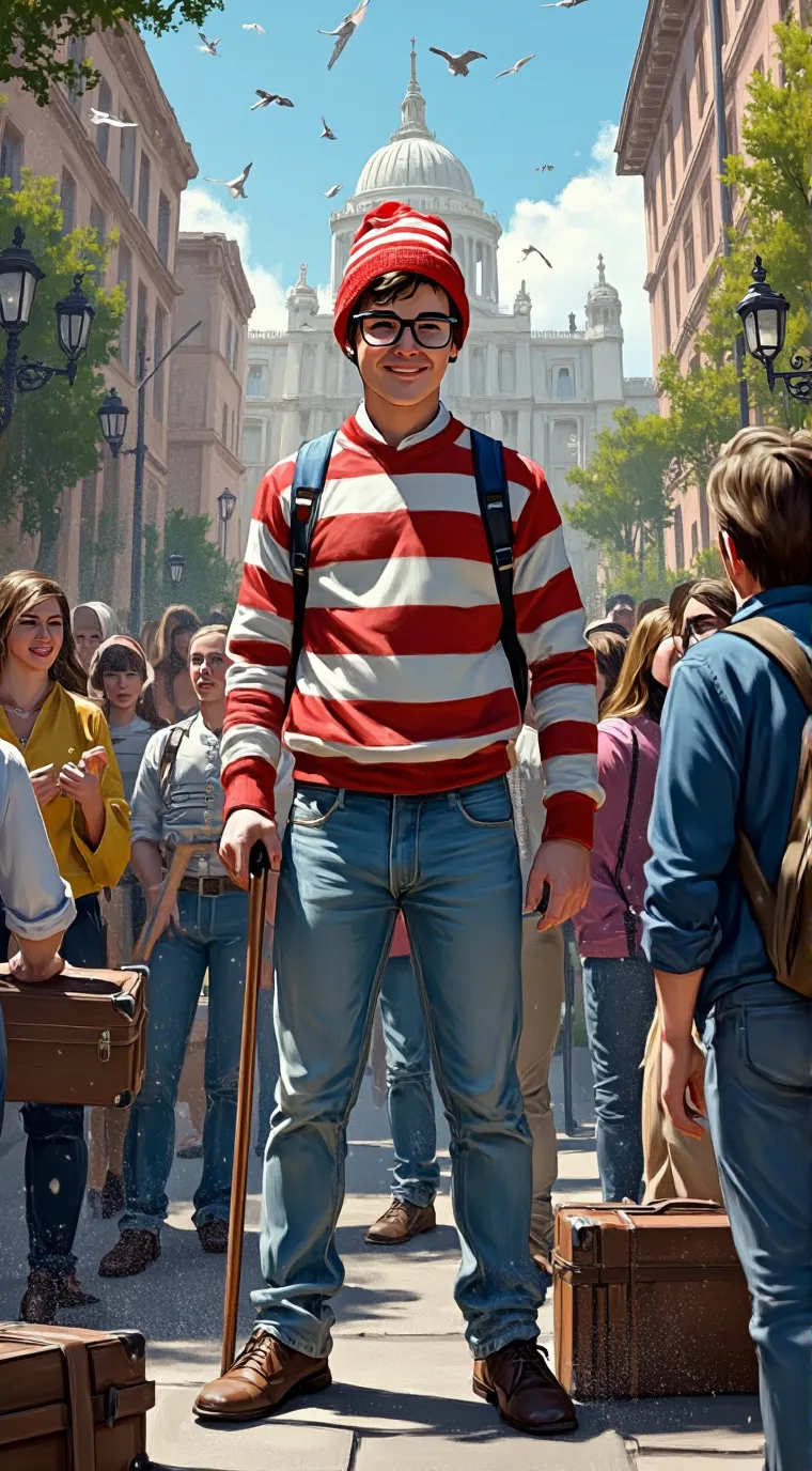 ai character: Waldo background