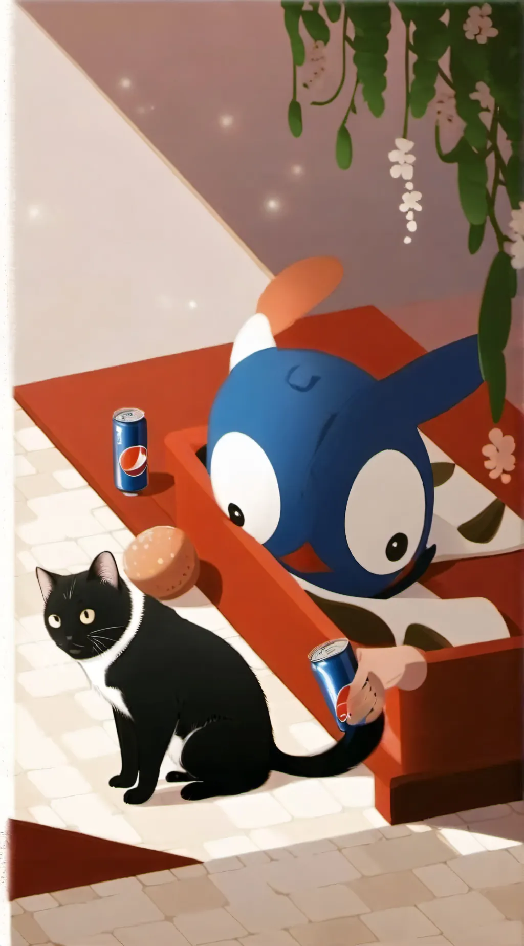 ai character: Pepsi background