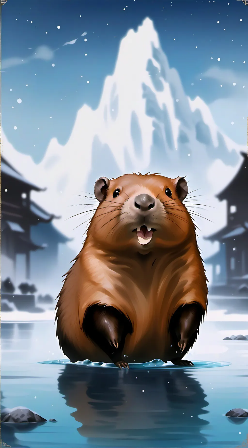 ai character: Capy background