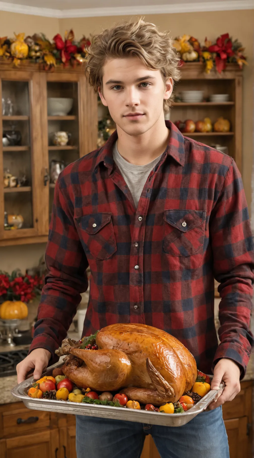 ai character: Andrew Garfield  background