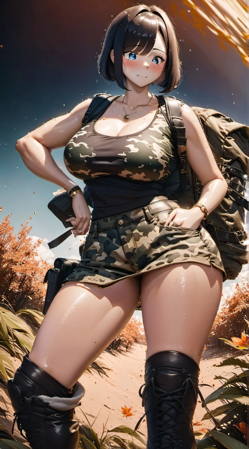 ai character: Ashley background