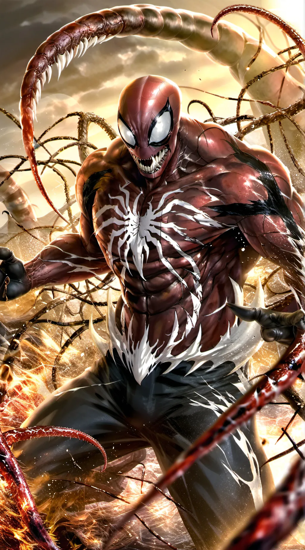 ai character: Carnage background