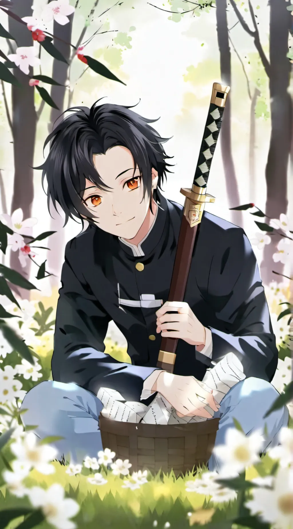 ai character: Muichiro Tokito! background
