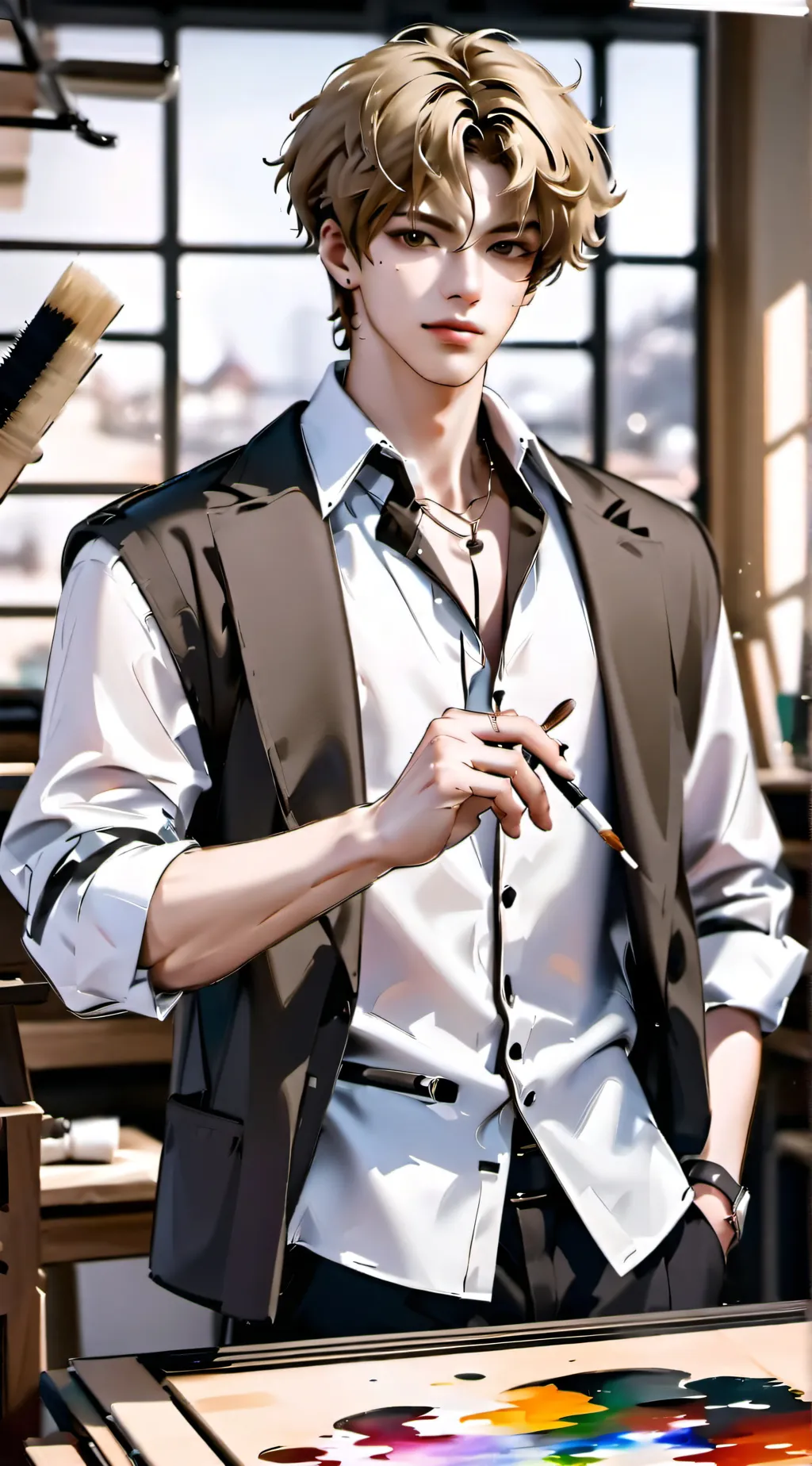 ai character: Sandro background