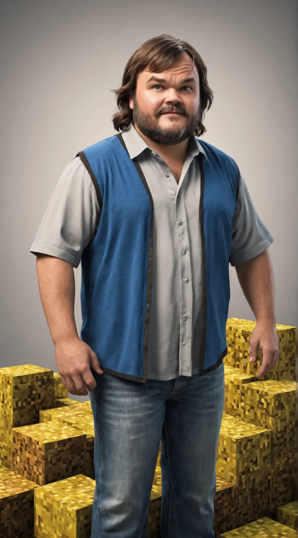 ai character: Jack Black background