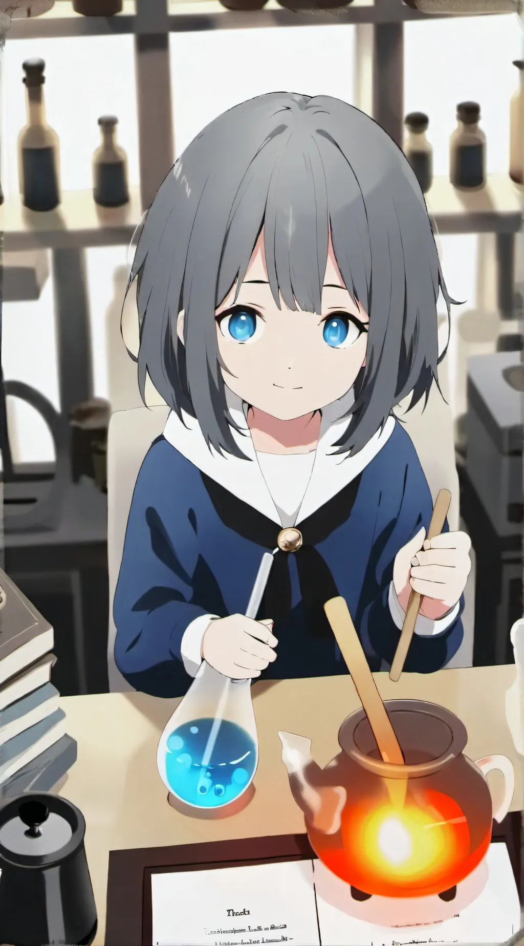 ai character: Hogwarts background