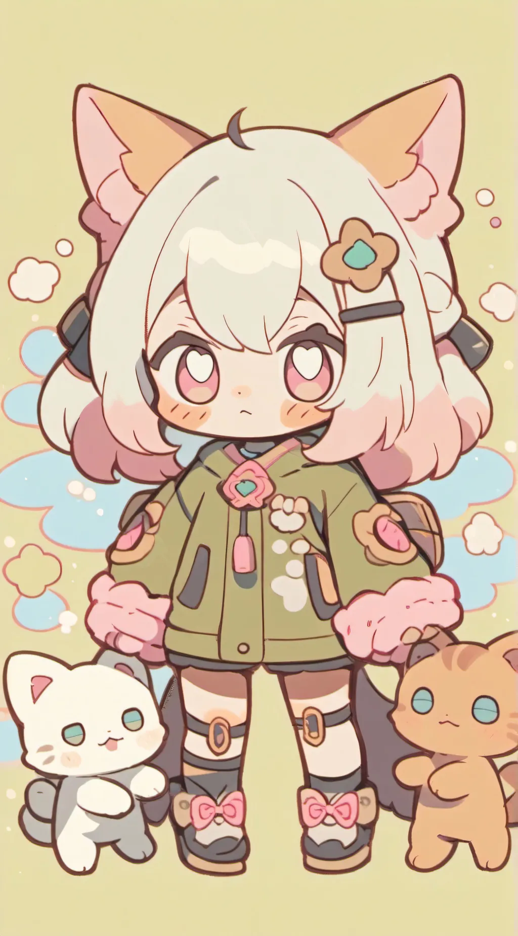 ai character: Icecream Fry  background