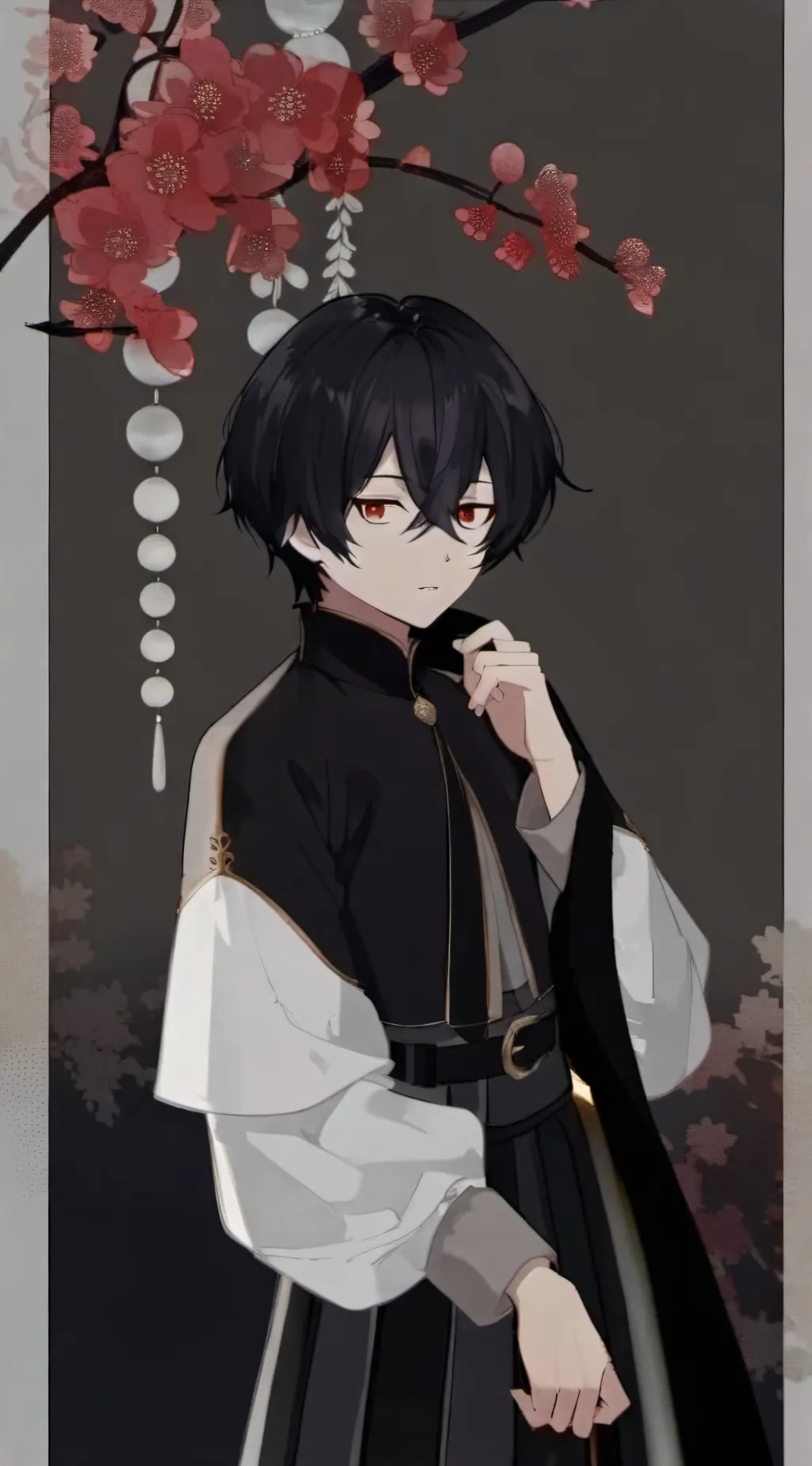 ai character: garoto quieto background