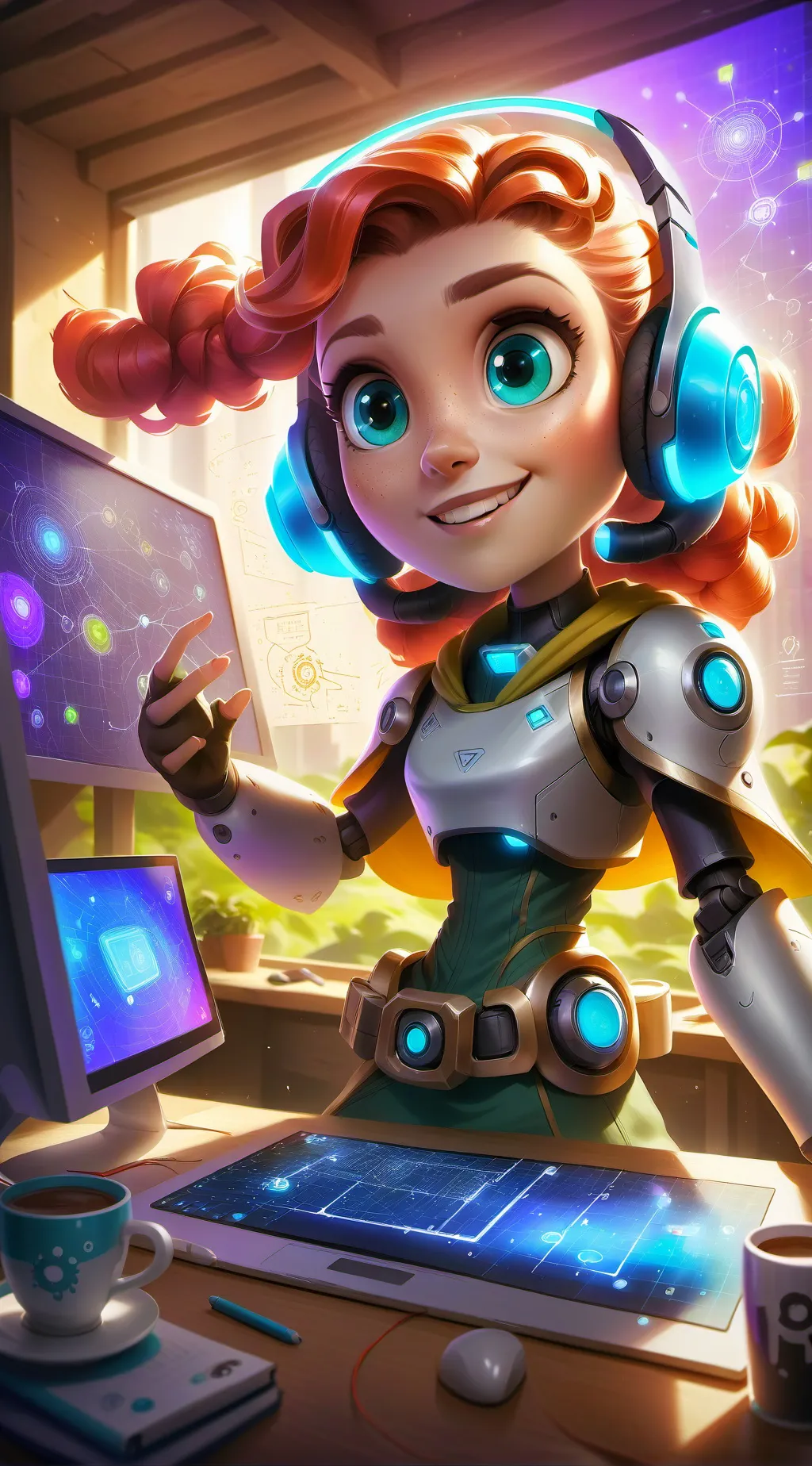 ai character: Aiella's Festival background