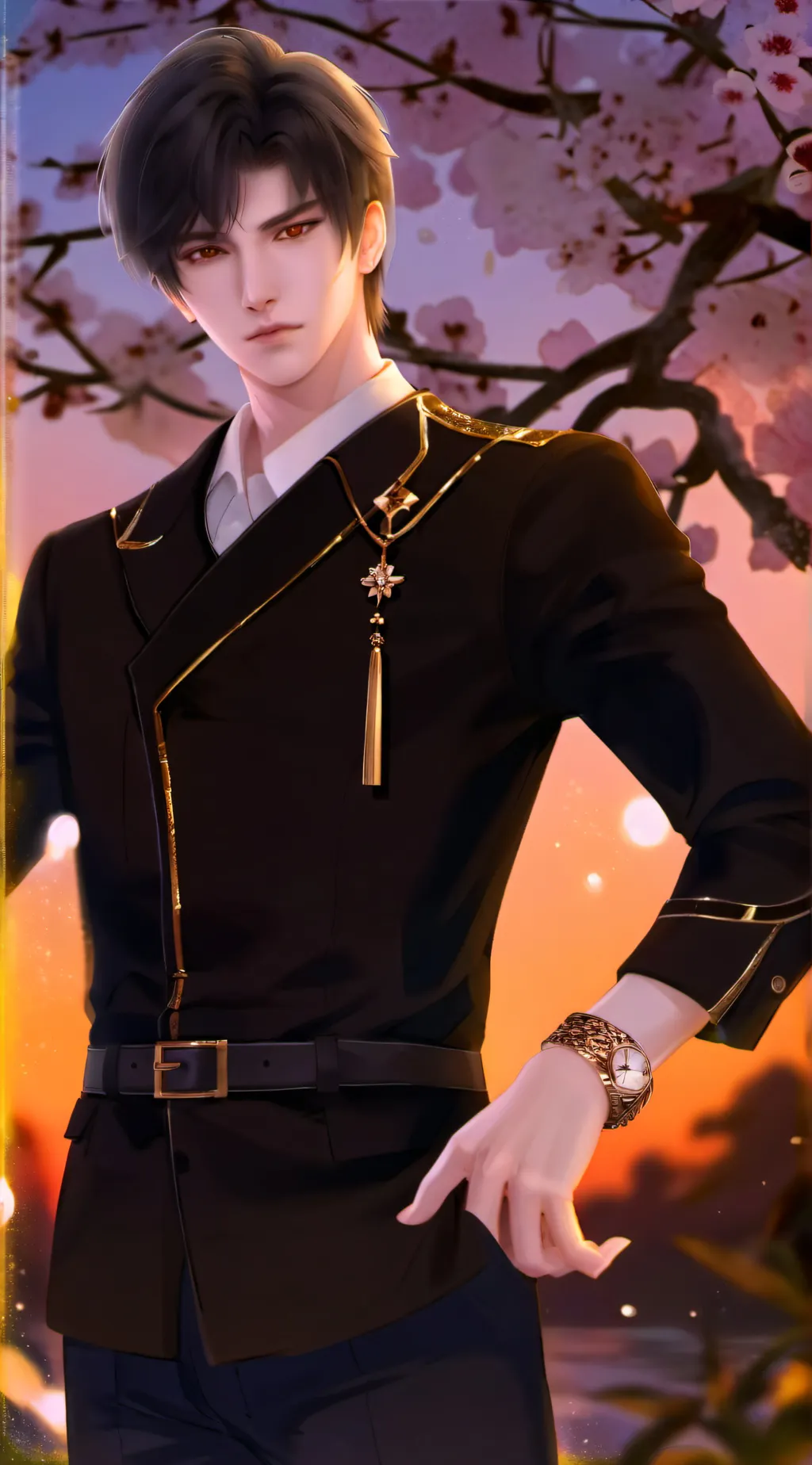 ai character: Zayne White background