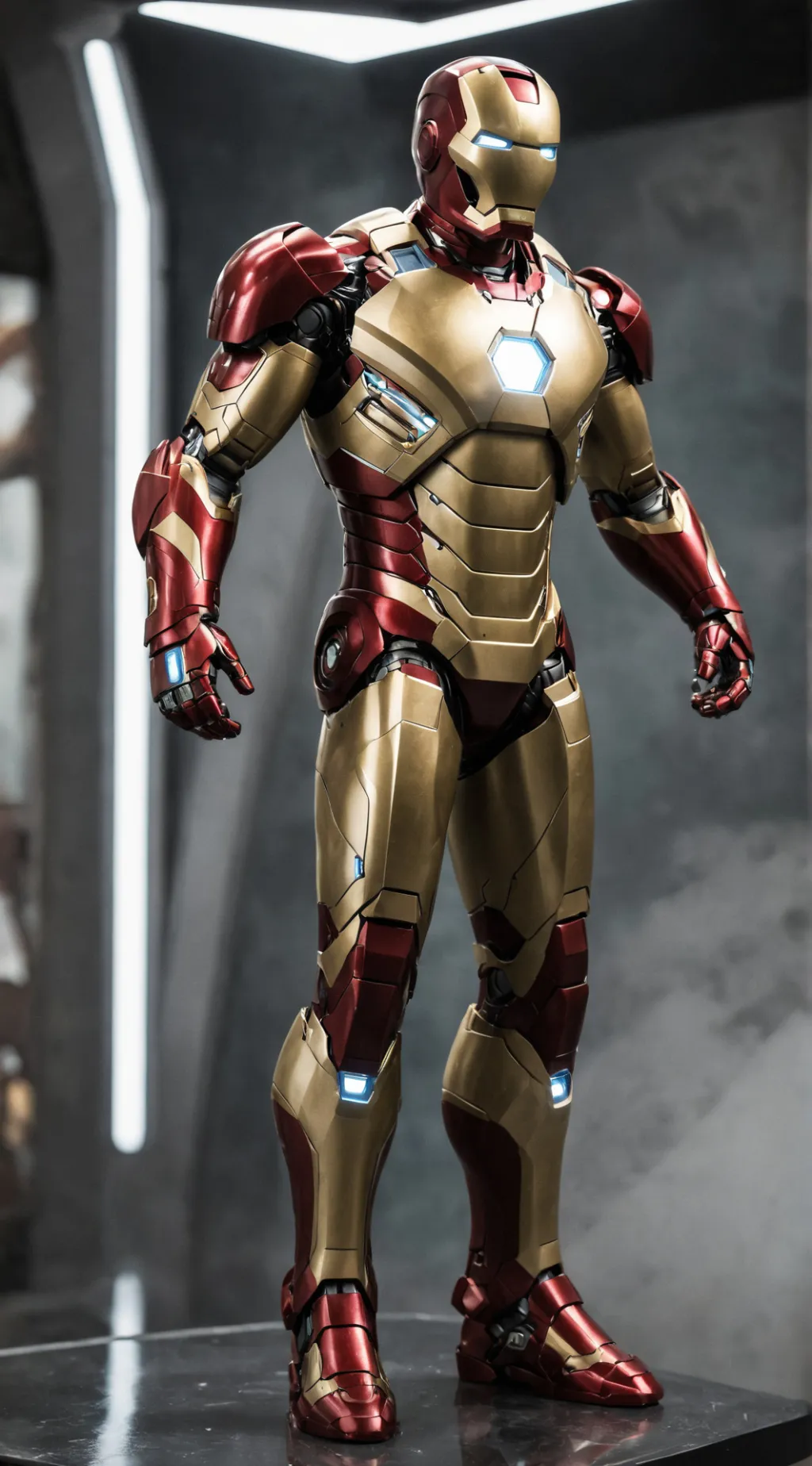 ai character: Iron man background