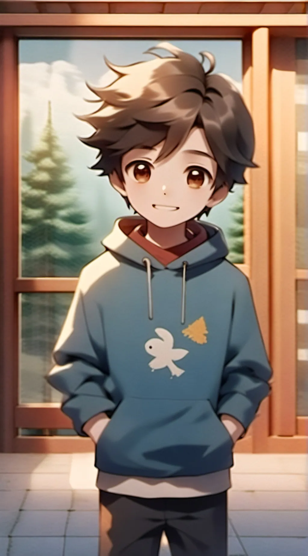 ai character: Leon background