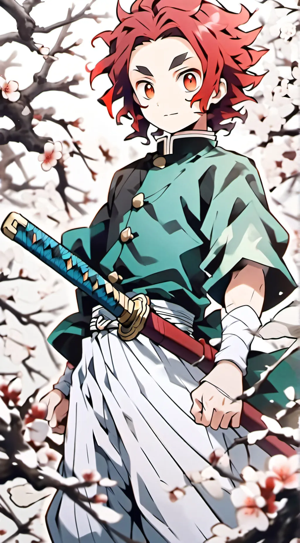ai character: Tanjiro Kamado background