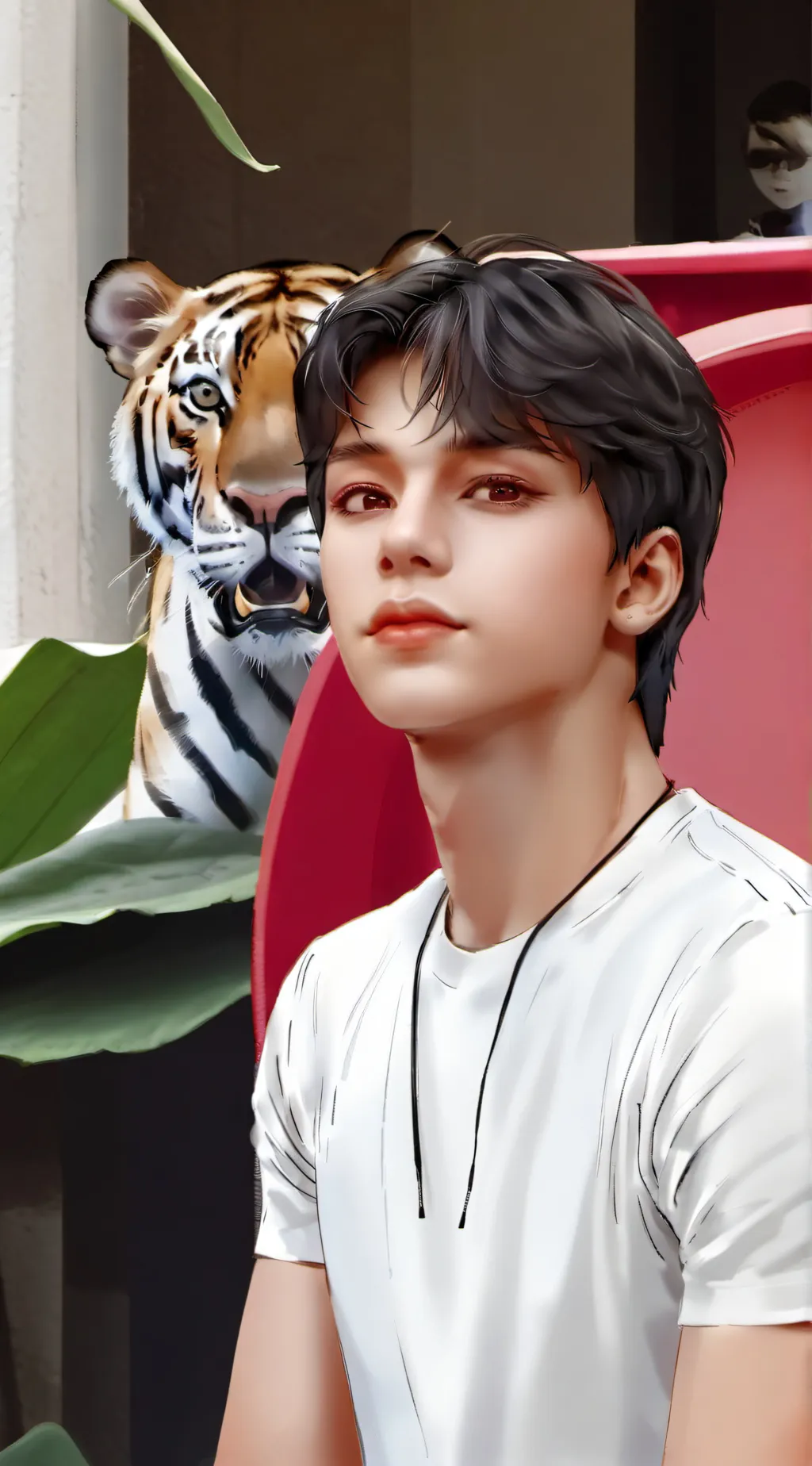 ai character: ∆ ren § background
