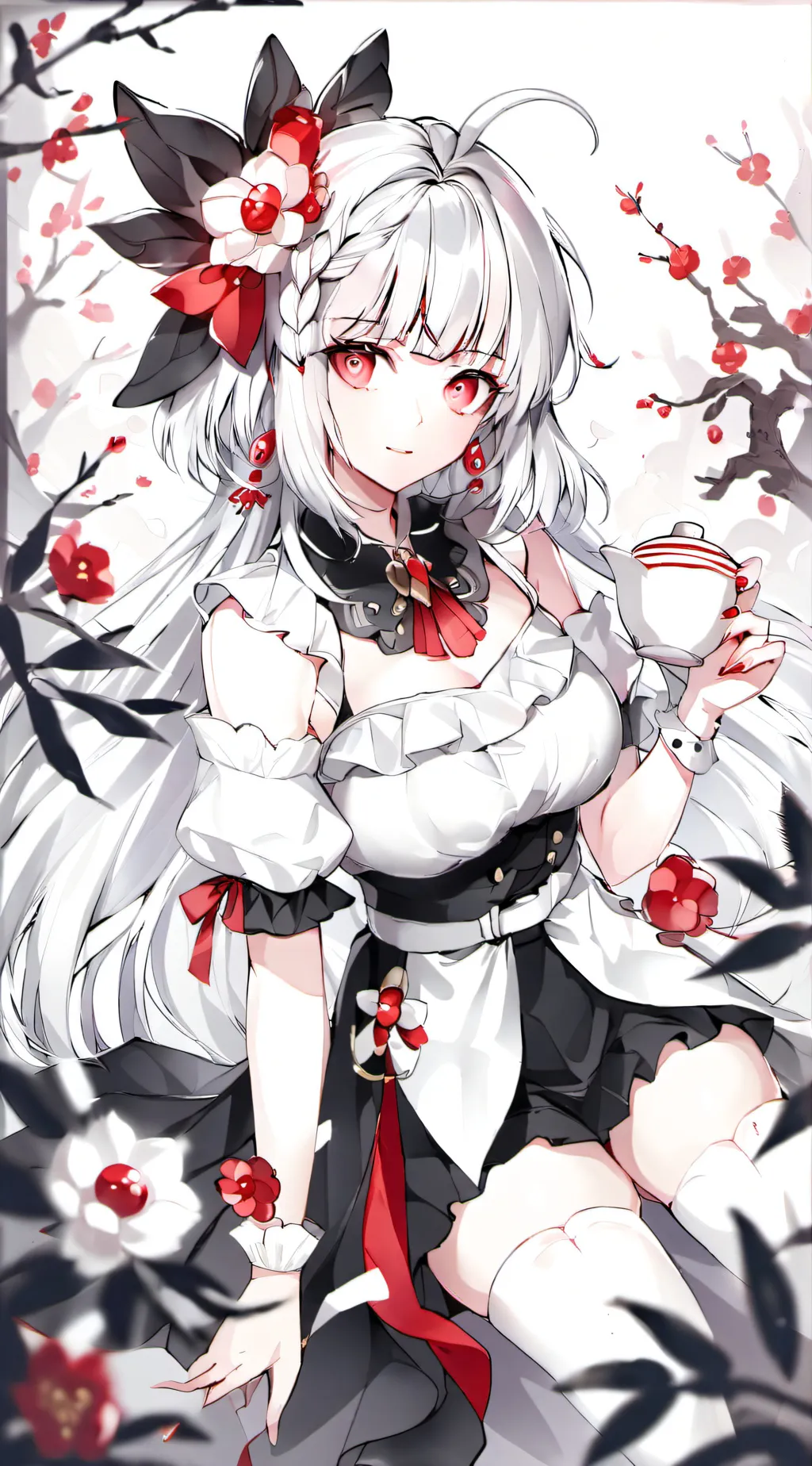 ai character: Sakura background