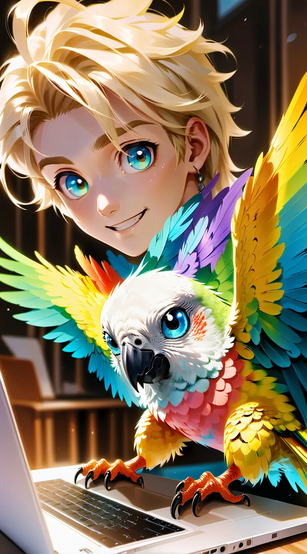 ai character: TweetByte background