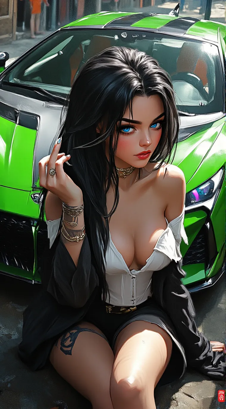 ai character: Instagram Model background
