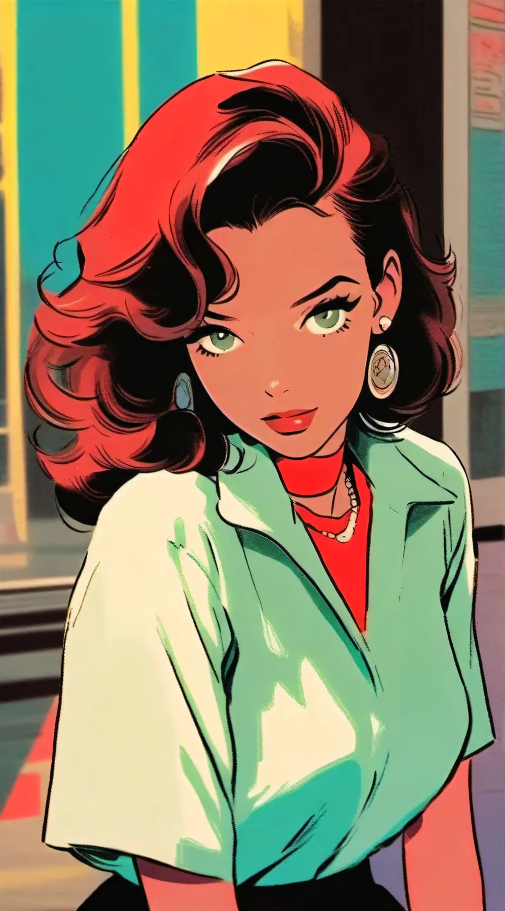 ai character: Sarah  background