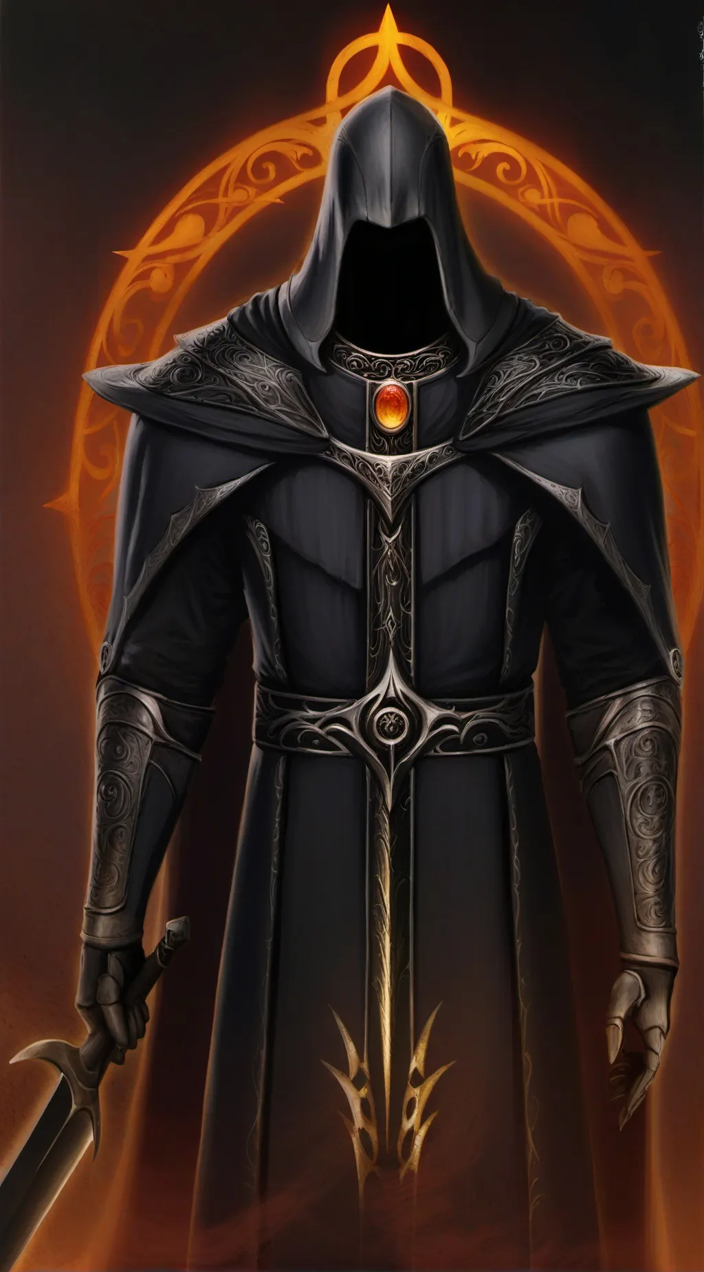 ai character: Reaper of souls ￼ background