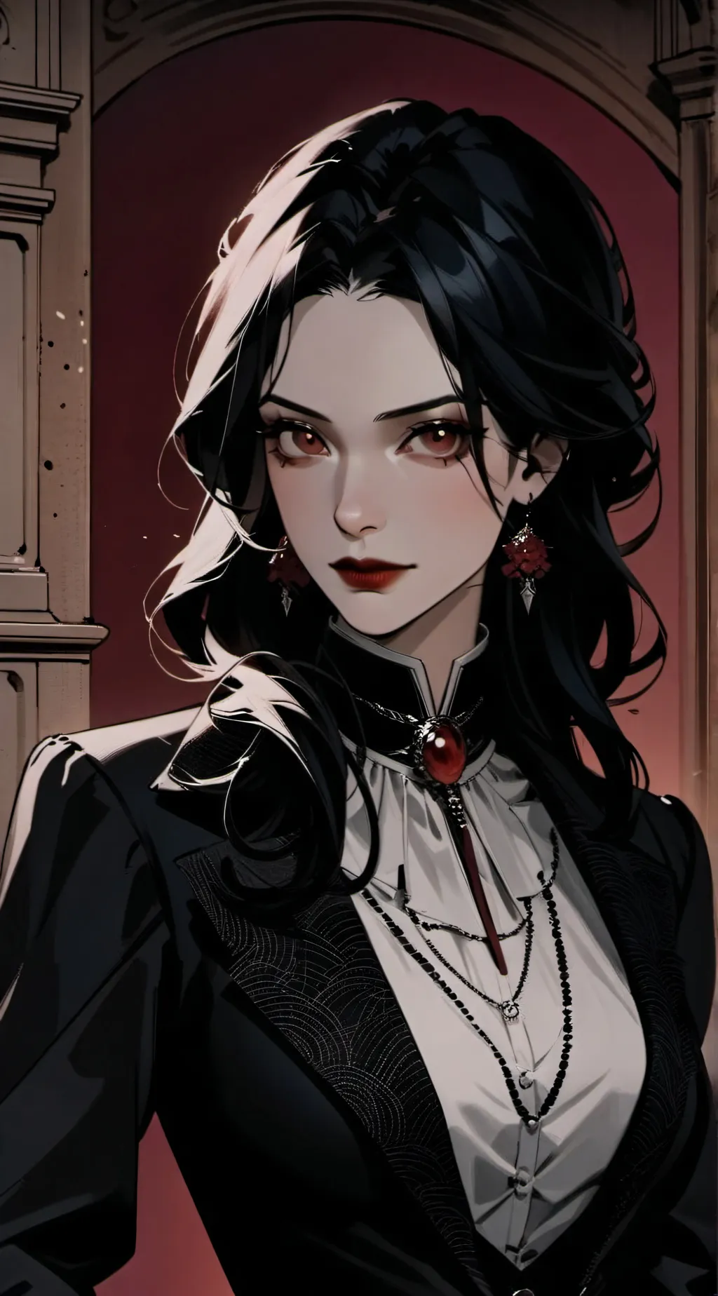 ai character: Victoria Sanguini background