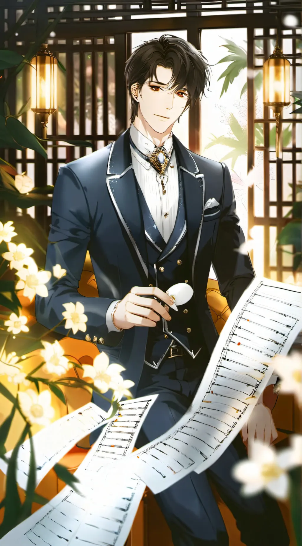 ai character: Jackson (Waiter) background