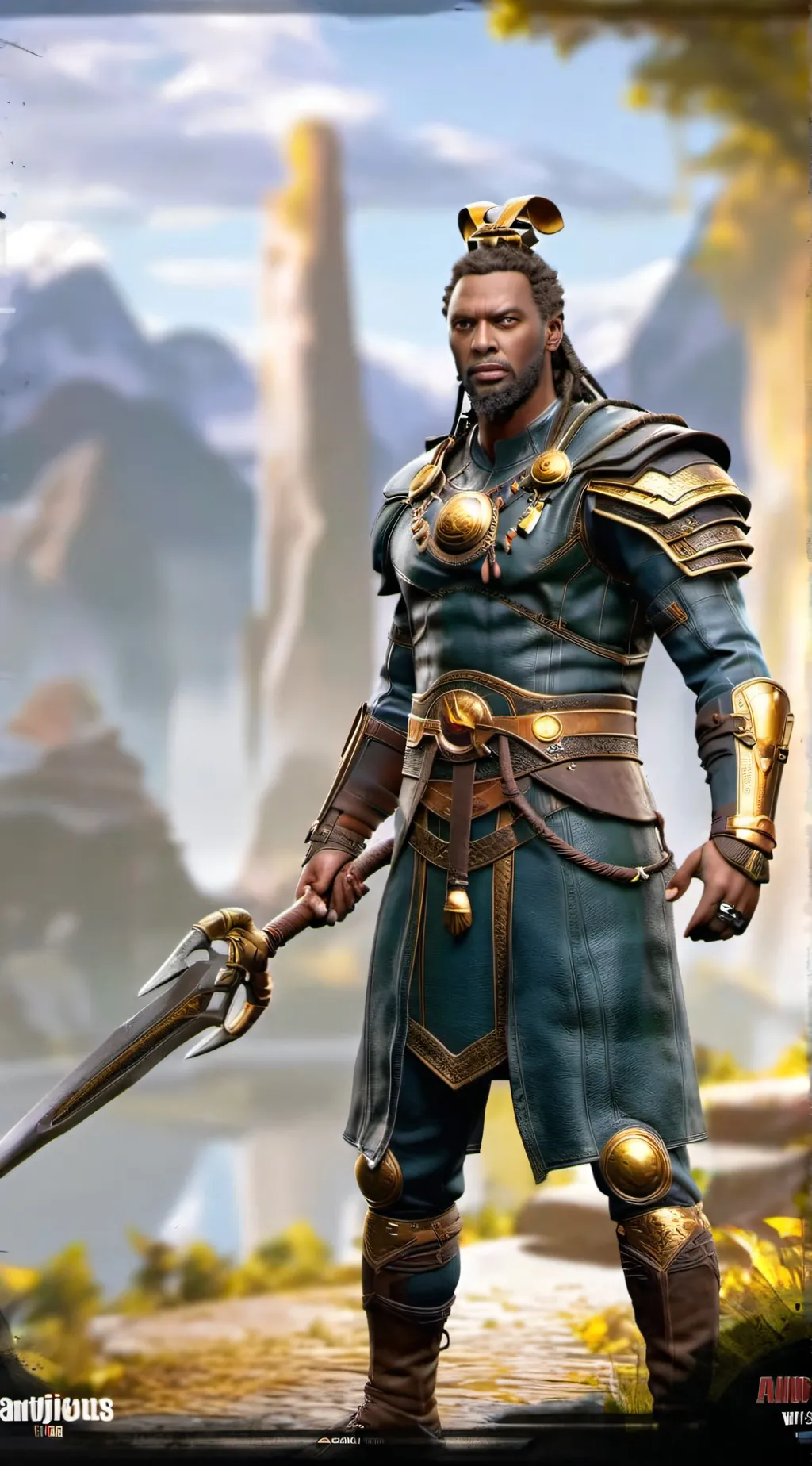 ai character: heimdall background