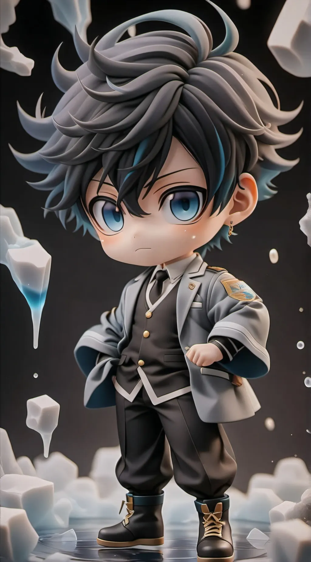 ai character: Touya Todorok background