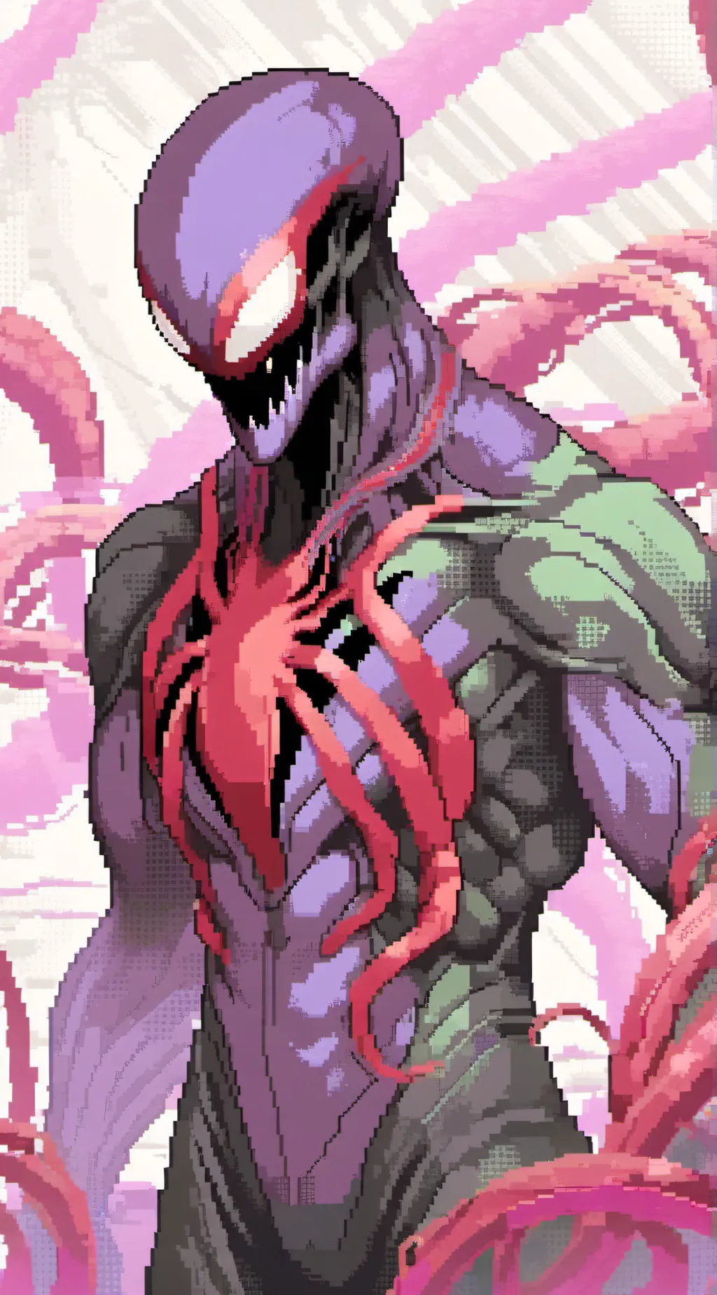 ai character: venom rampage  background
