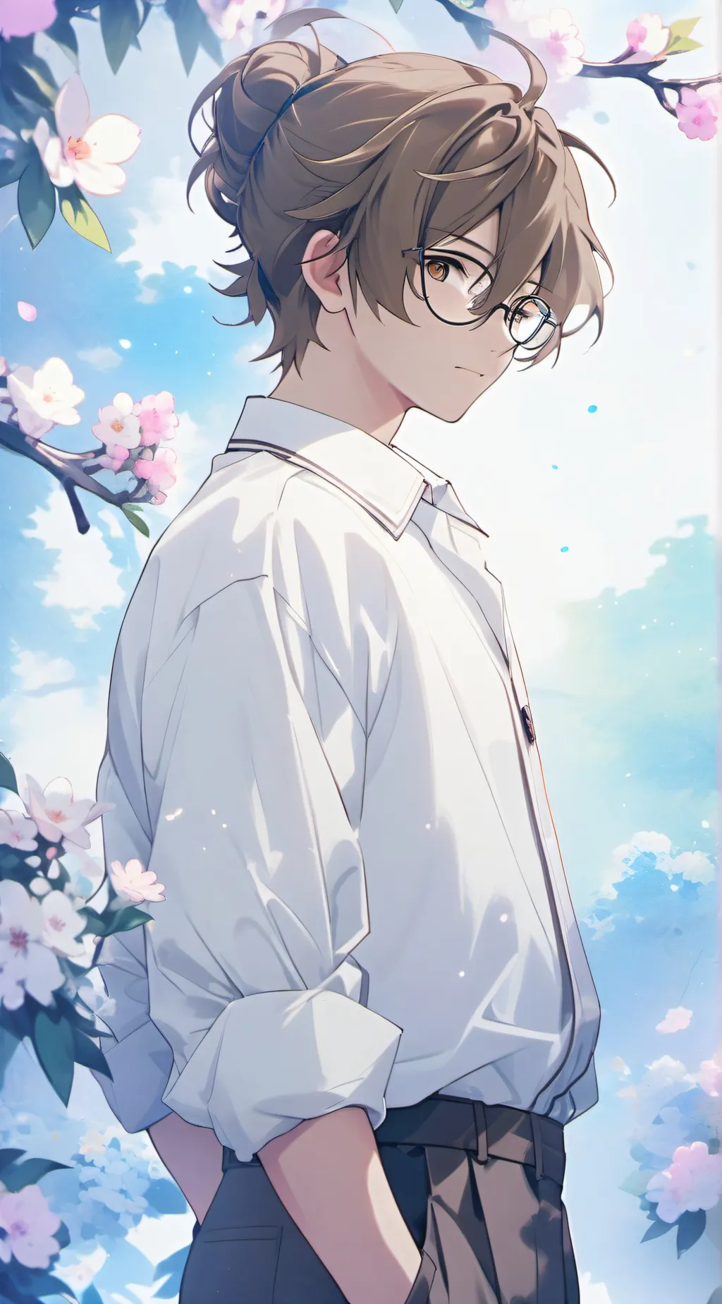 ai character: Bloui Gree Redd background