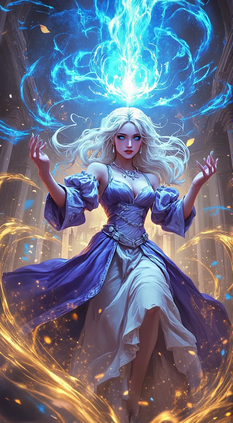 ai character: Selene  background