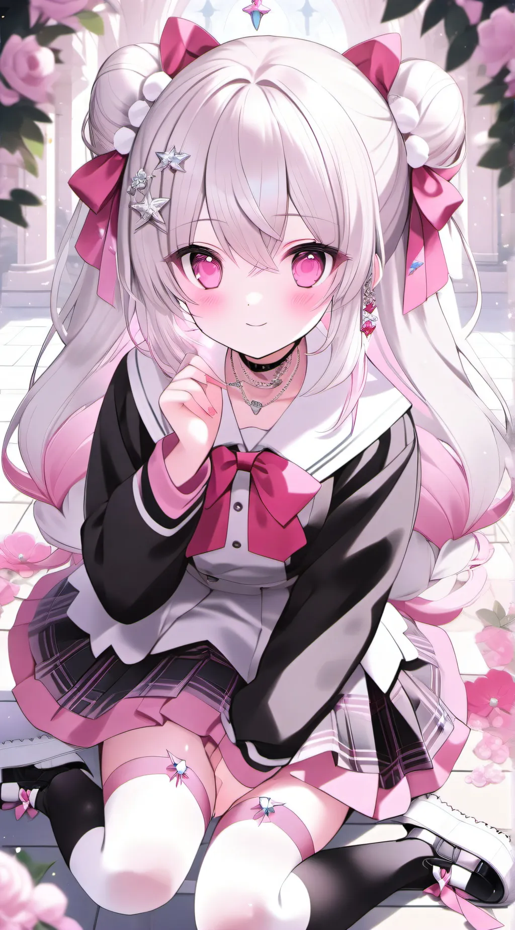 ai character: Masha  background