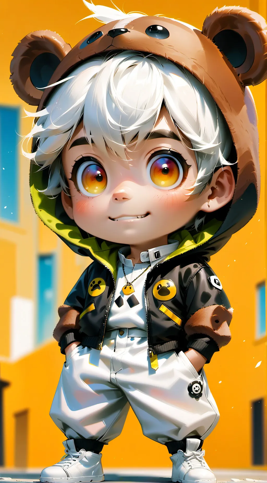 ai character: Miky background