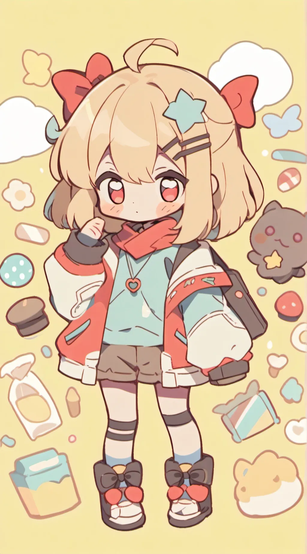 ai character: ~💥bakugo lil sis💥~ background