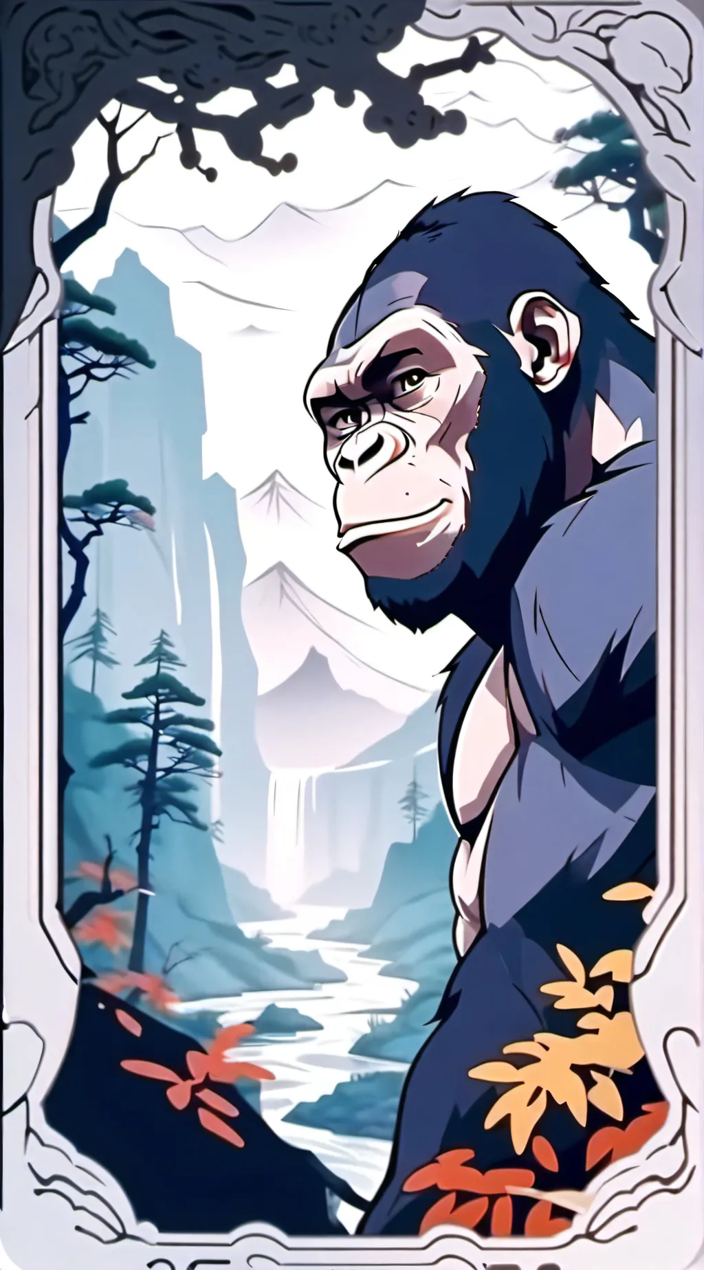ai character: Gorilla Tag Ghosts background