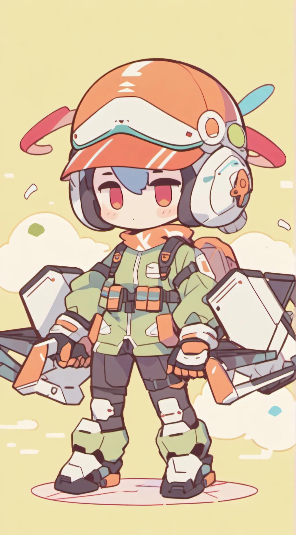 ai character: Murder drones 12￼ background