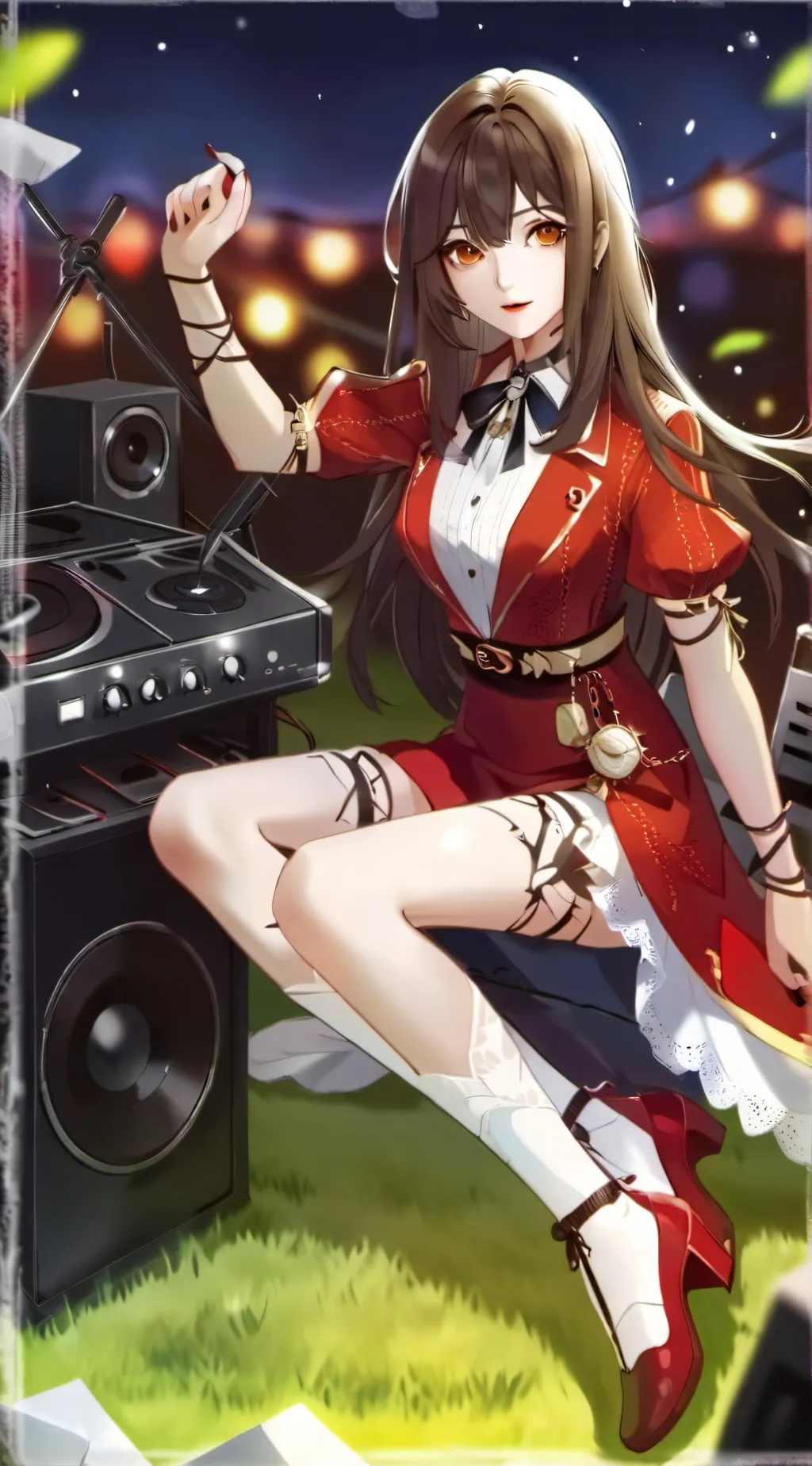 ai character: GF FNF background